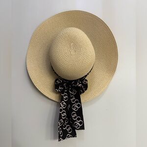 Brimmed Hat with Bow NWOT